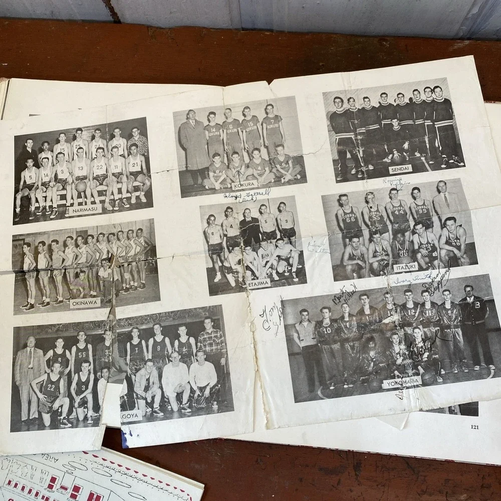 1954 YOKOHAMA YO-HI American High‎ School Yearbook Yokohama, JAPAN Vol II